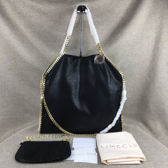 Stella Mccartney Falabella Tote Bag Black 37cm - Picture 1 of 12